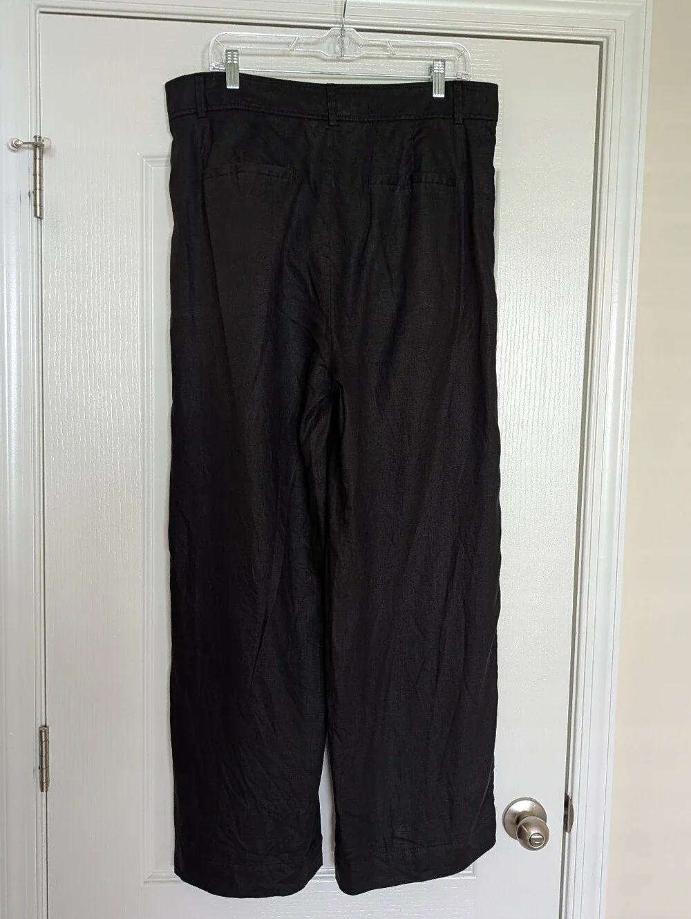 Everlane The Linen Way-High® Drape Pant BLACK
